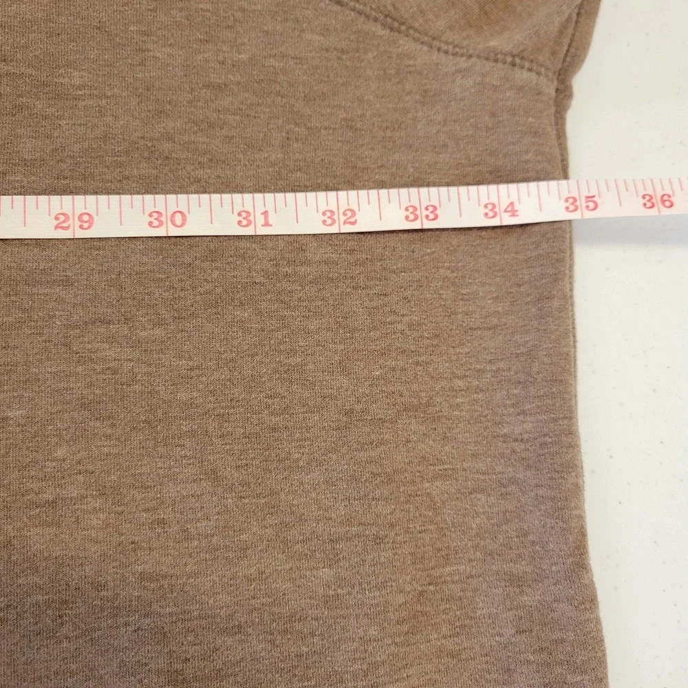 Polo Ralph Lauren Mens 5XB Quarter Zip Pullover Heather Tan Brown Pony Logo